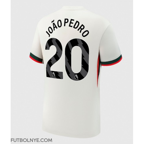 Camiseta Chelsea Joao Pedro #20 Visitante Equipación 2025-26 manga corta